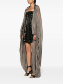 Rick Owens Silk Hooded Coat