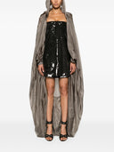 Rick Owens Silk Hooded Coat