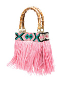 La Milanesa Caipirinha Small Bamboo Top Handle Bag