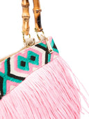 La Milanesa Caipirinha Small Bamboo Top Handle Bag