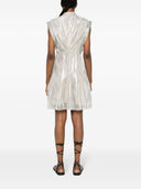 Iro Laminated Effect Shor Dress
