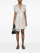 Iro Laminated Effect Shor Dress