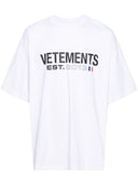 Vetements Logo Cotton T Shirt