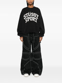 Stussy Logo Cotton Blend Sweatshirt