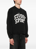 Stussy Logo Cotton Blend Sweatshirt
