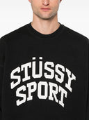 Stussy Logo Cotton Blend Sweatshirt