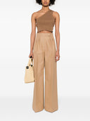 Max Mara Wide Leg Cotton Trousers