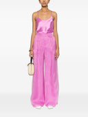 Max Mara Pianoforte Wide Leg Silk Trousers