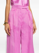 Max Mara Pianoforte Wide Leg Silk Trousers