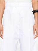 Sport Max Wide Leg Cotton Trousers