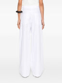 Sport Max Wide Leg Cotton Trousers