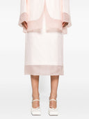 Sportmax Fashion Silk Midi Skirt
