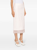 Sportmax Fashion Silk Midi Skirt