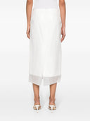 Sportmax Fashion Silk Midi Skirt