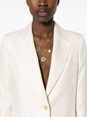Max Mara Linen Single Breasted Blazer Jacket