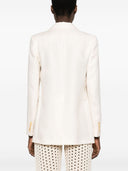 Max Mara Linen Single Breasted Blazer Jacket