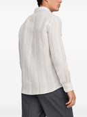 Brunello Cucinelli Linen Shirt With Pocket