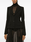 Dolce & Gabbana Wool Single Breasted Blazer Jacket