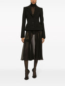 Dolce & Gabbana Pleated Silk Skirt