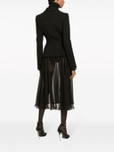 Dolce & Gabbana Pleated Silk Skirt