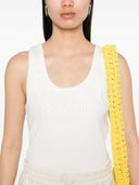Top de algodón del logotipo de Moncler