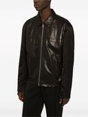 Dolce & Gabbana Leather Zipped Jacket