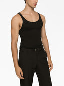Dolce & Gabbana Ribbed Cotton Tank Top