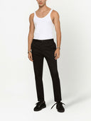 Dolce & Gabbana Ribbed Cotton Tank Top