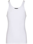 Dolce & Gabbana Ribbed Cotton Tank Top
