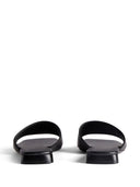 Balenciaga Duty Free lederen platte sandalen