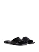 Balenciaga Duty Free lederen platte sandalen