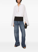 Stella Mc Cartney Tuxedo Fabric Denim Jeans