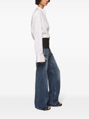 Stella Mc Cartney Tuxedo Fabric Denim Jeans