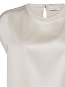 Brunello Cucinelli Satin Top