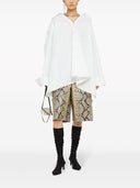 Jil Sander Snake Print Bermuda Shorts