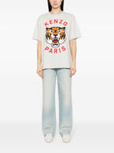 Kenzo Lucky Tiger Cotton T Shirt