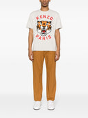 Kenzo Lucky Tiger Cotton T Shirt