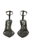 صندل من الجلد من جيل ساندر بأشرطة منسوجة