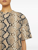 Jil Sander Camiseta de algodón de gran tamaño