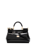 Dolce & Gabbana Sicily Small Shiny Leather Handbag