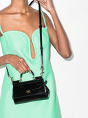Dolce & Gabbana Sicily Small Shiny Leather Handbag
