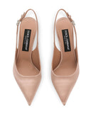 Dolce＆Gabbana Satin Slingback Pumps