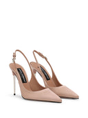 Dolce＆Gabbana Satin Slingback Pumps