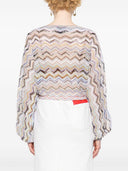 Missoni Beachwear Pre Zigzag Pattern Cropped Top