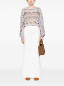 Missoni Beachwear Pre Zigzag Pattern Cropped Top
