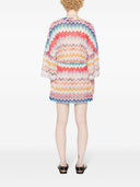 Missoni Beachwear Pre Zigzag Pattern Short Cover Up