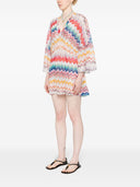 Missoni Beachwear Pre Zigzag Pattern Short Cover Up
