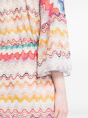 Missoni Beachwear Pre Zigzag Pattern Short Cover Up