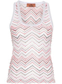 Missoni Zigzag Pattern Sleeveless Top