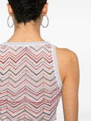 Missoni Zigzag Pattern Sleeveless Top